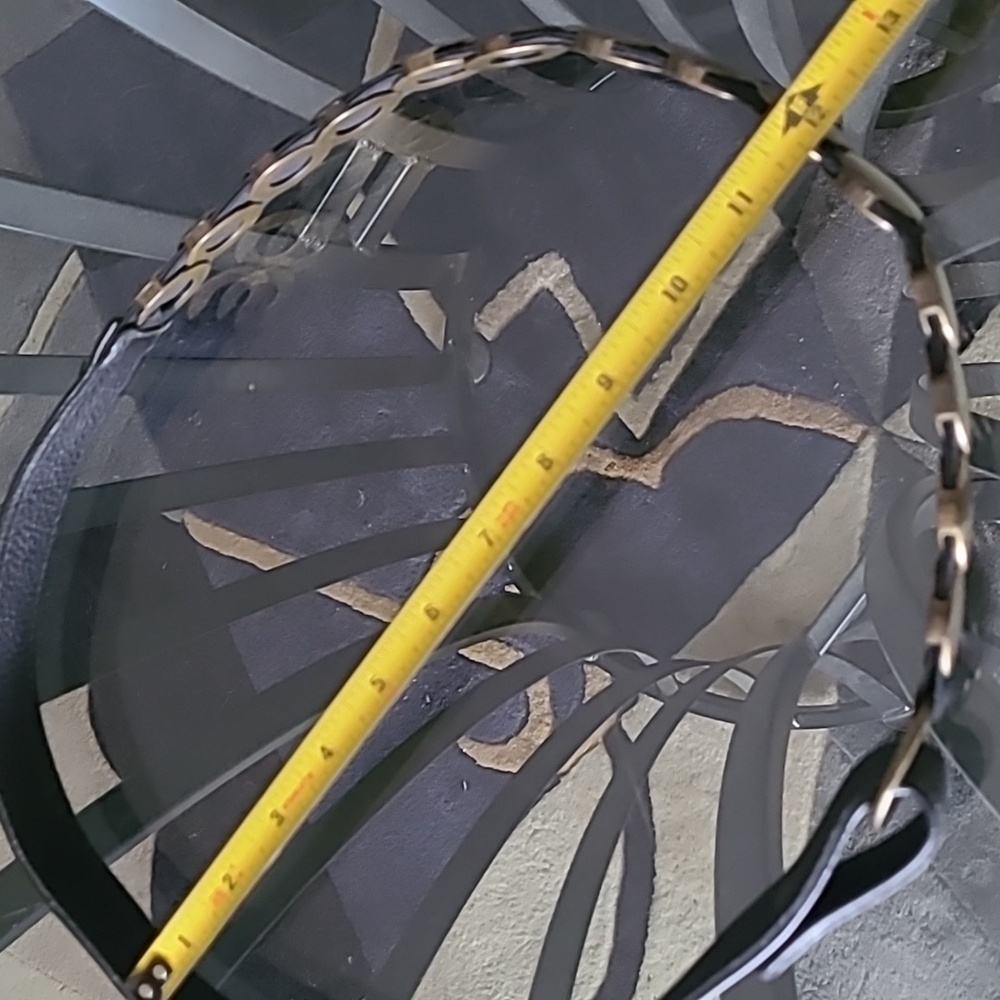Black and Gold Women's Belt - Picture 5 of 9